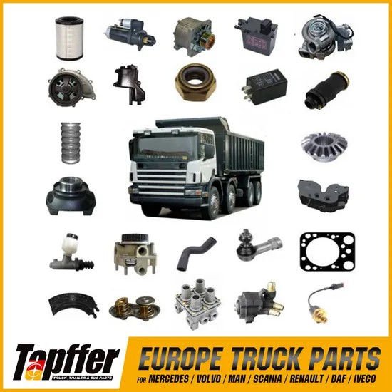 Tapffer Truck Spare Parts for Mercedes Benz / Scania / Volvo / Man / Renault / Daf / Iveco Over 10000 Items Heavy Duty Euro Truck Parts 