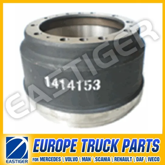 1414153 Brake Drum Truck Parts for (Scania 113) 